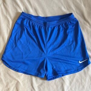 Nike Women's Vibrant Blue Sports Shorts